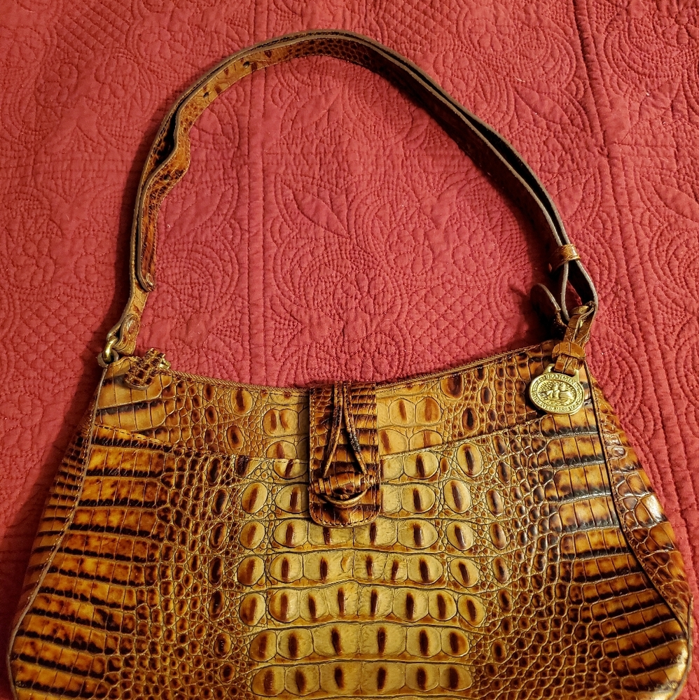 Brahmin leather shoulder bag